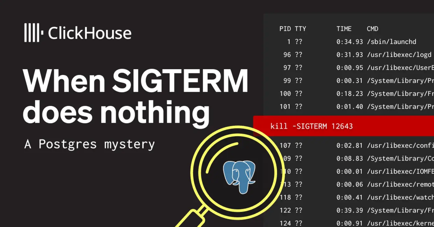 when sigterm does nothing a postgres mystery
