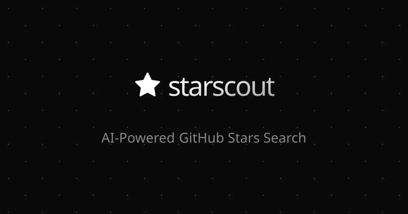 show hn starscout search through your github stars using natural language