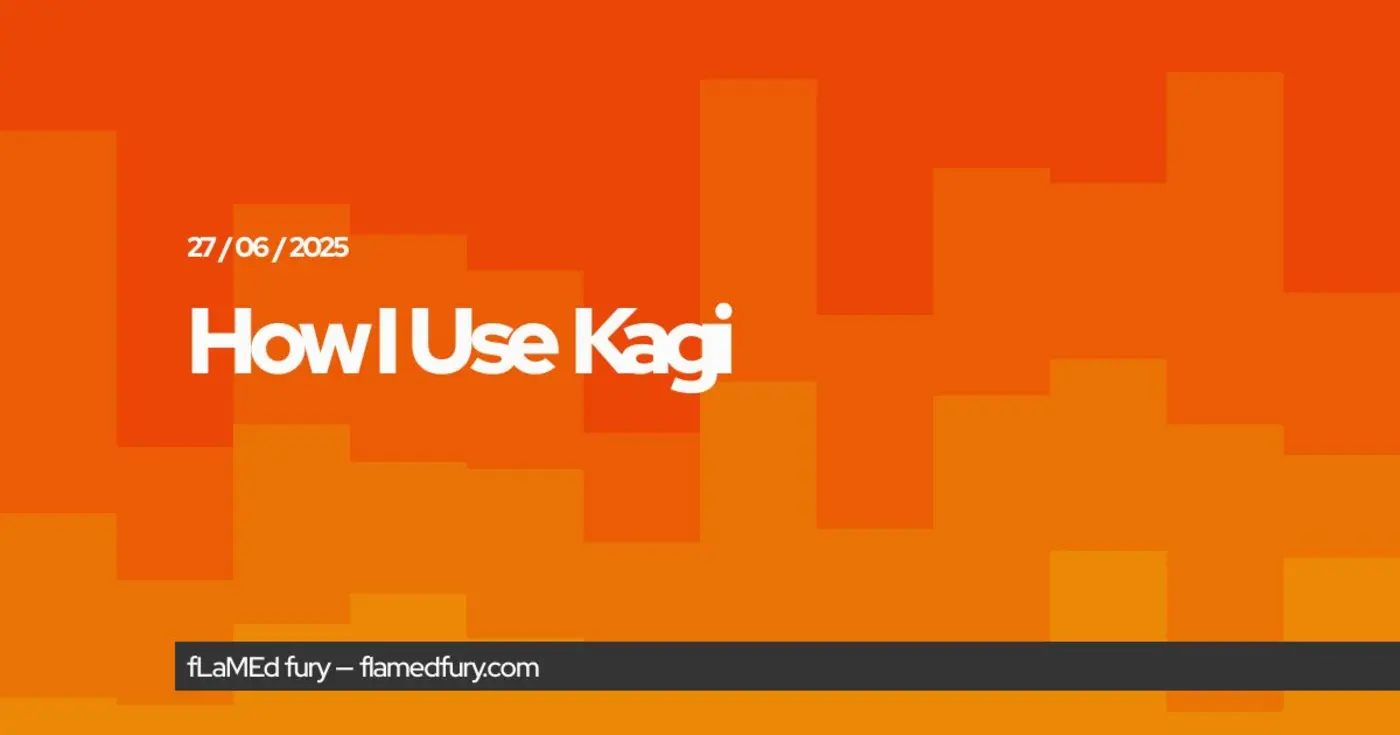 how i use kagi