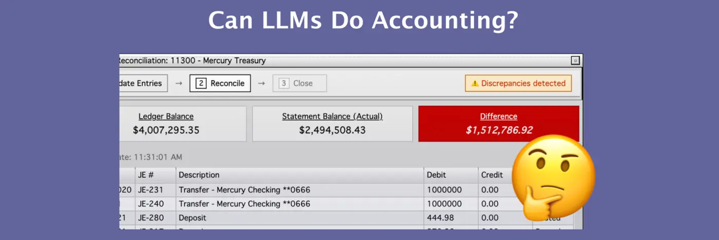 can llms do accounting