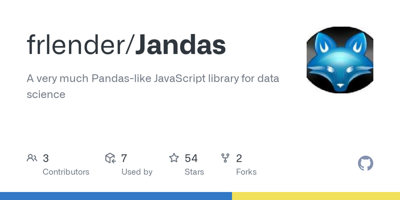 jandas a much pandaslike javascript library for data science