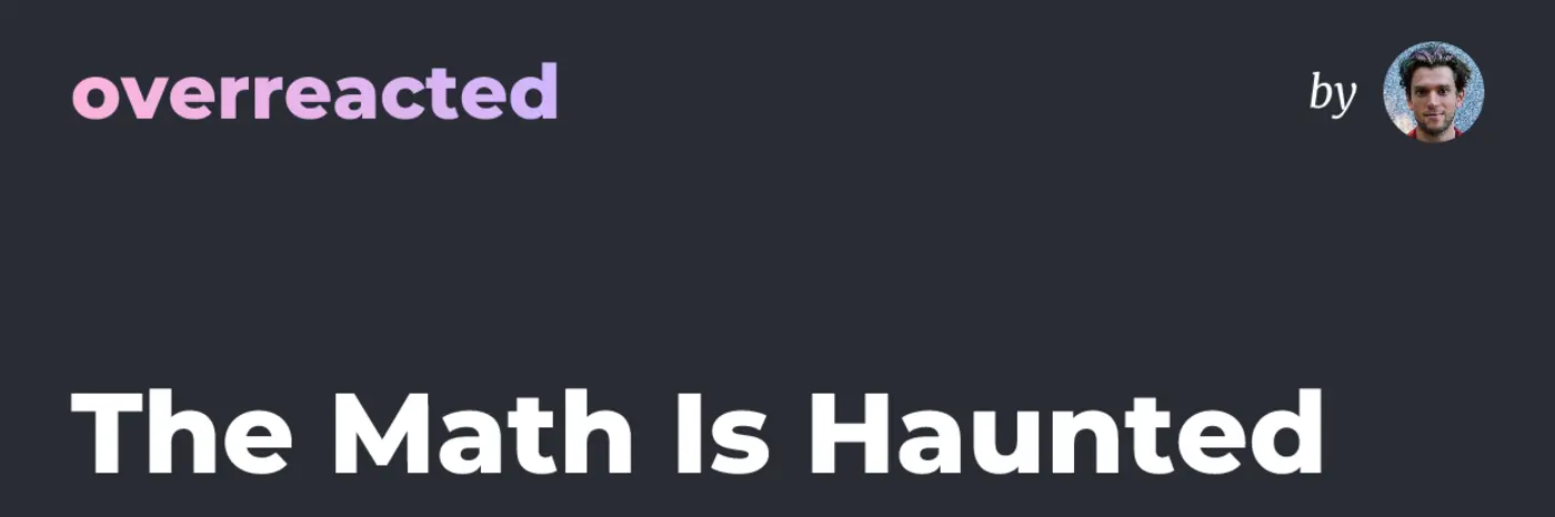 the math is haunted