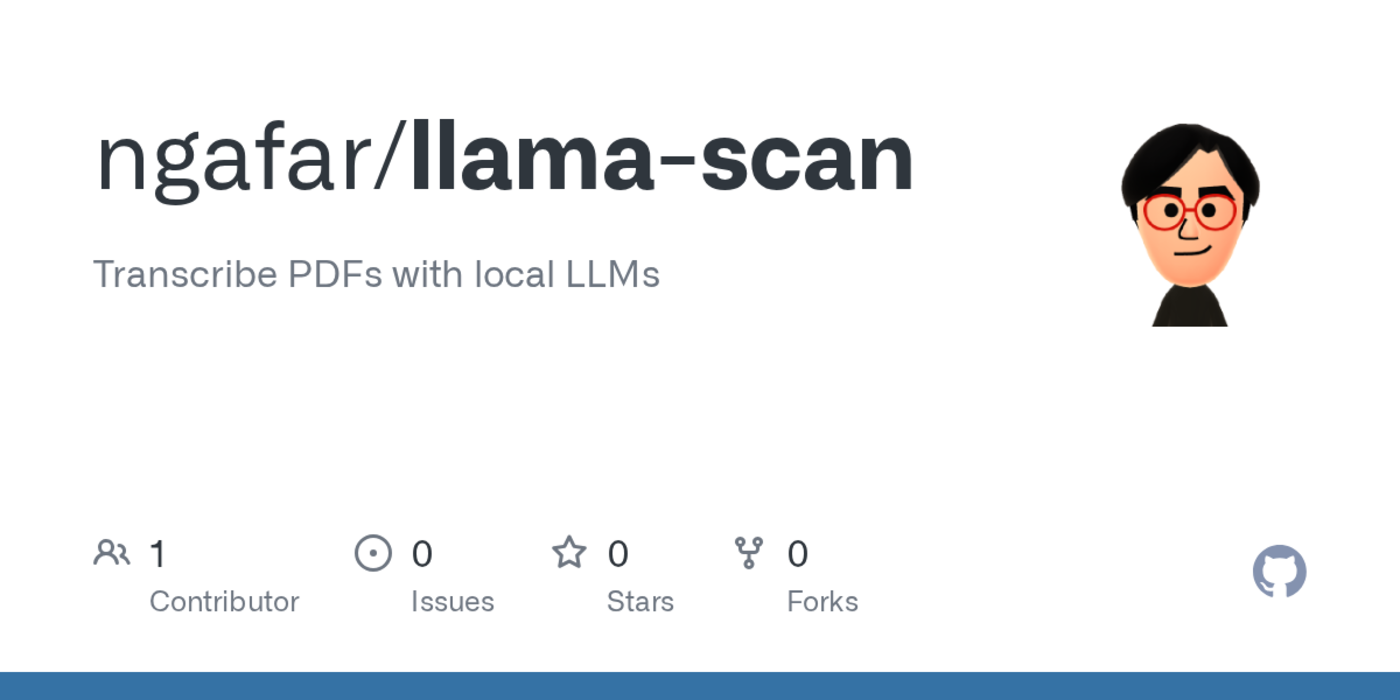 llamascan convert pdfs to text w local llms