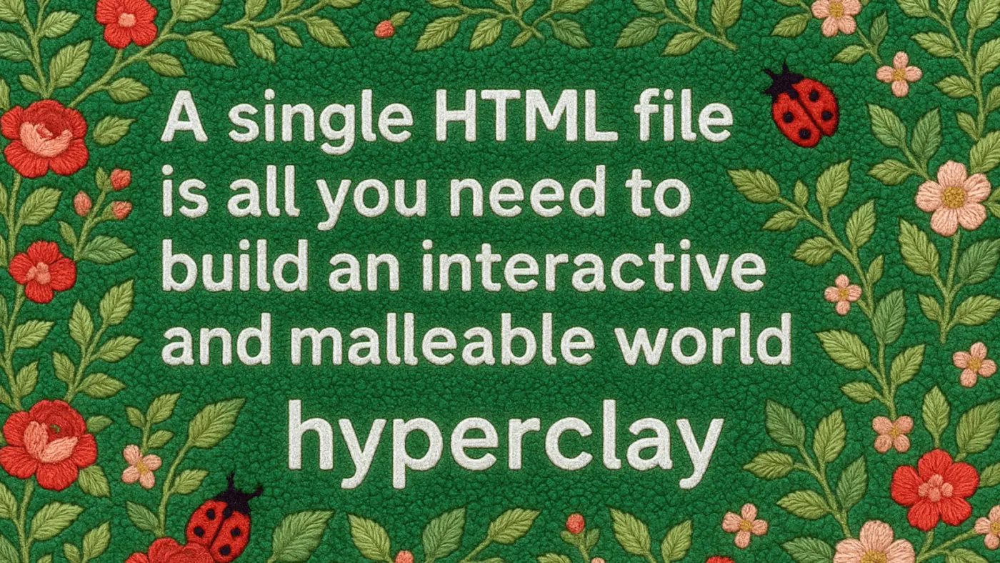 web apps in a single portable selfupdating vanilla html file