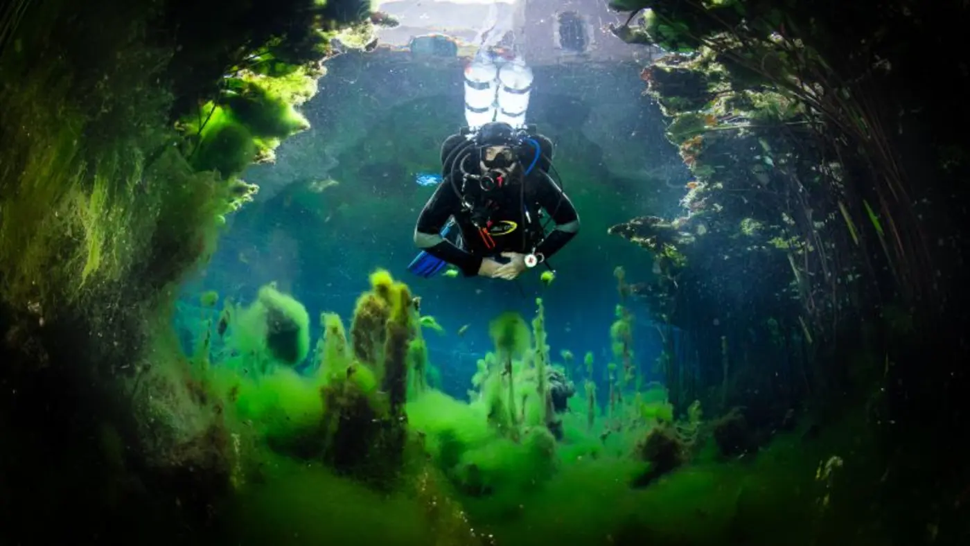 miles from the ocean theres diving beneath the streets of budapest