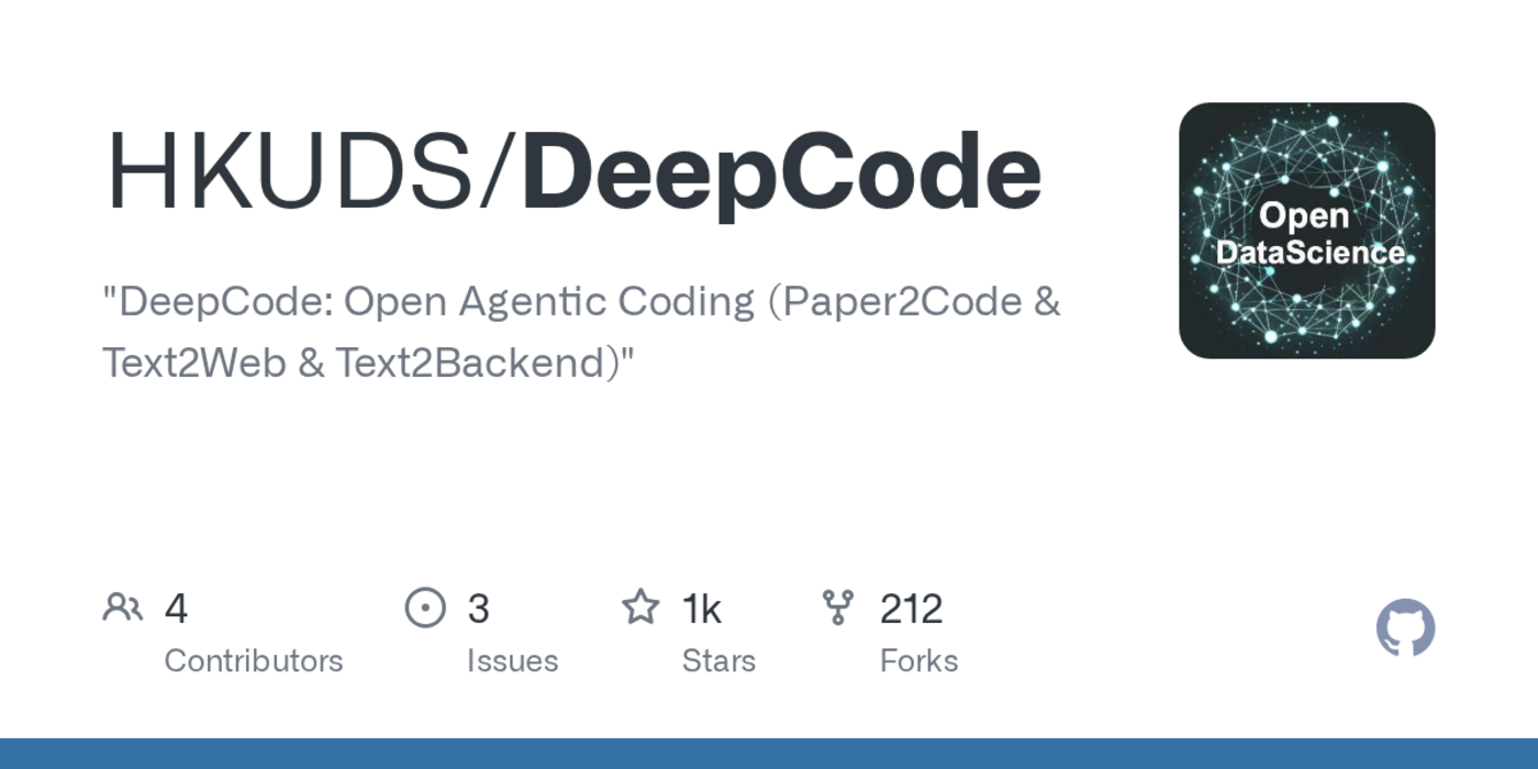 deepcode open agentic coding