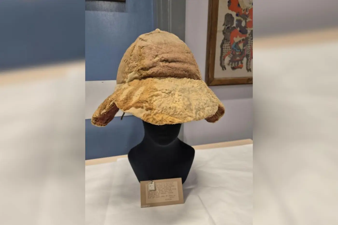 a 2kyearold sun hat worn by a roman soldier in egypt