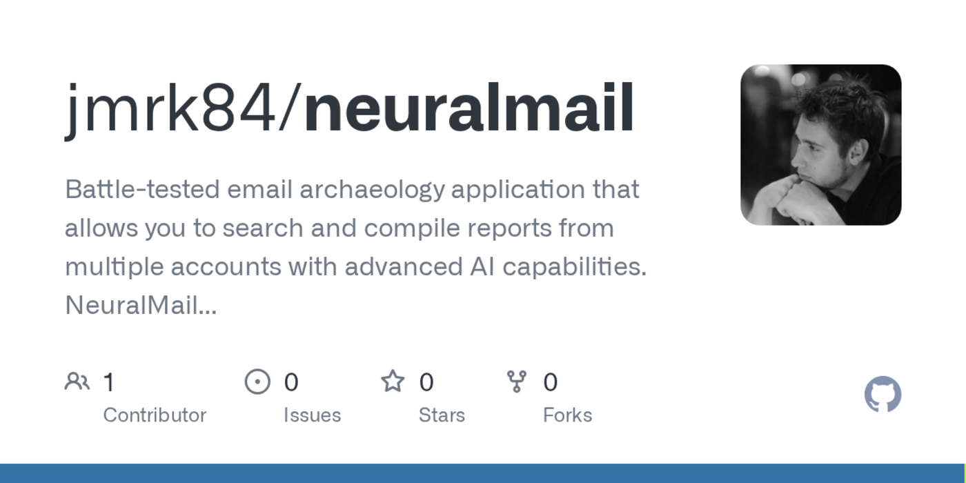 neuralmail opensource tool to search all your emails with llms