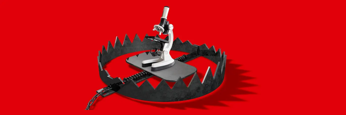scientists are caught in a political trap