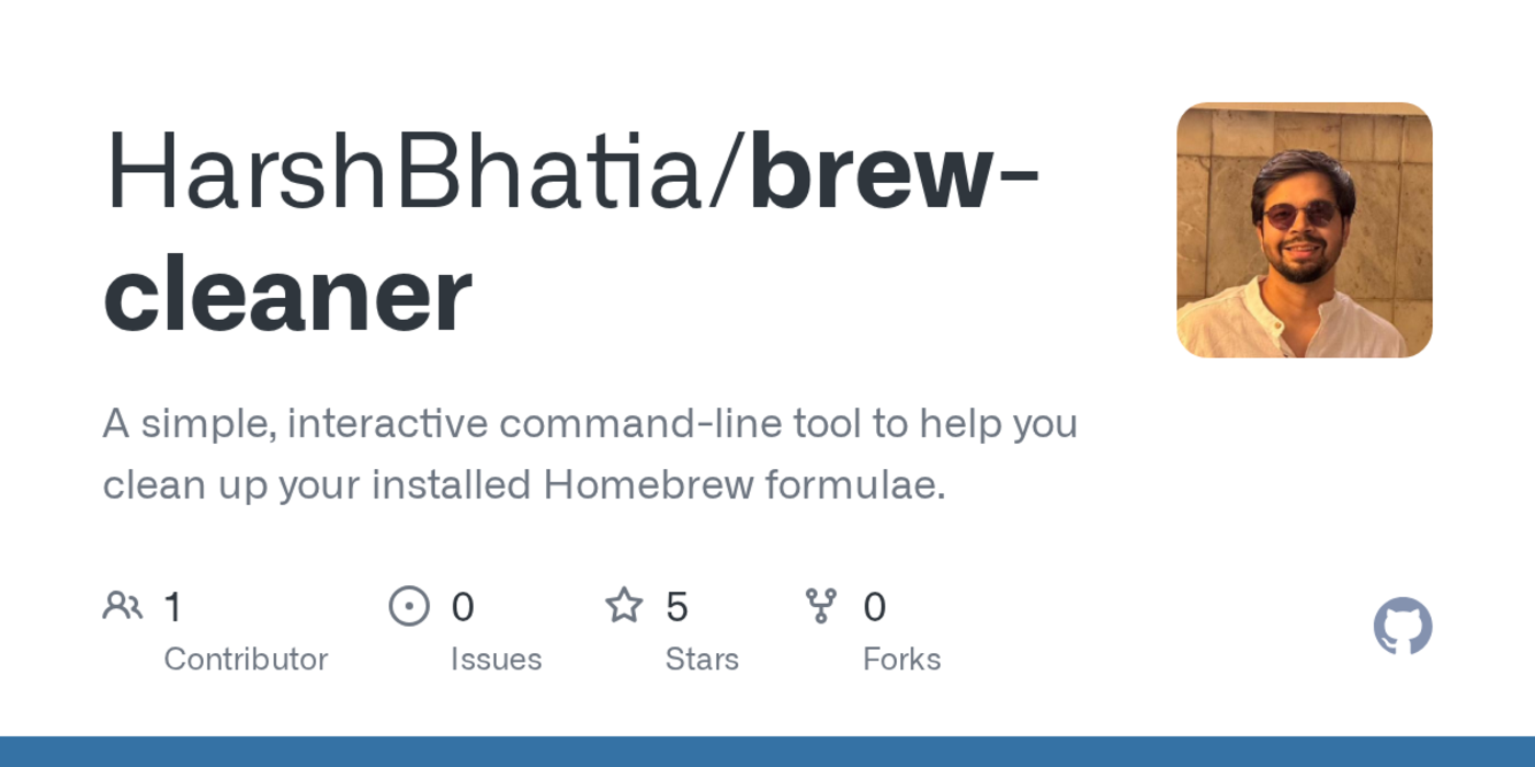 show hn brewcleaner cli to bulk uninstall homebrew formulae and free space