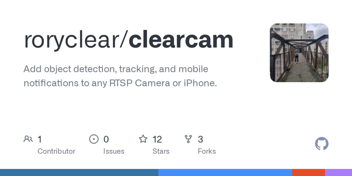 show hn clearcam add ai object detection to your ip cctv cameras in a minute