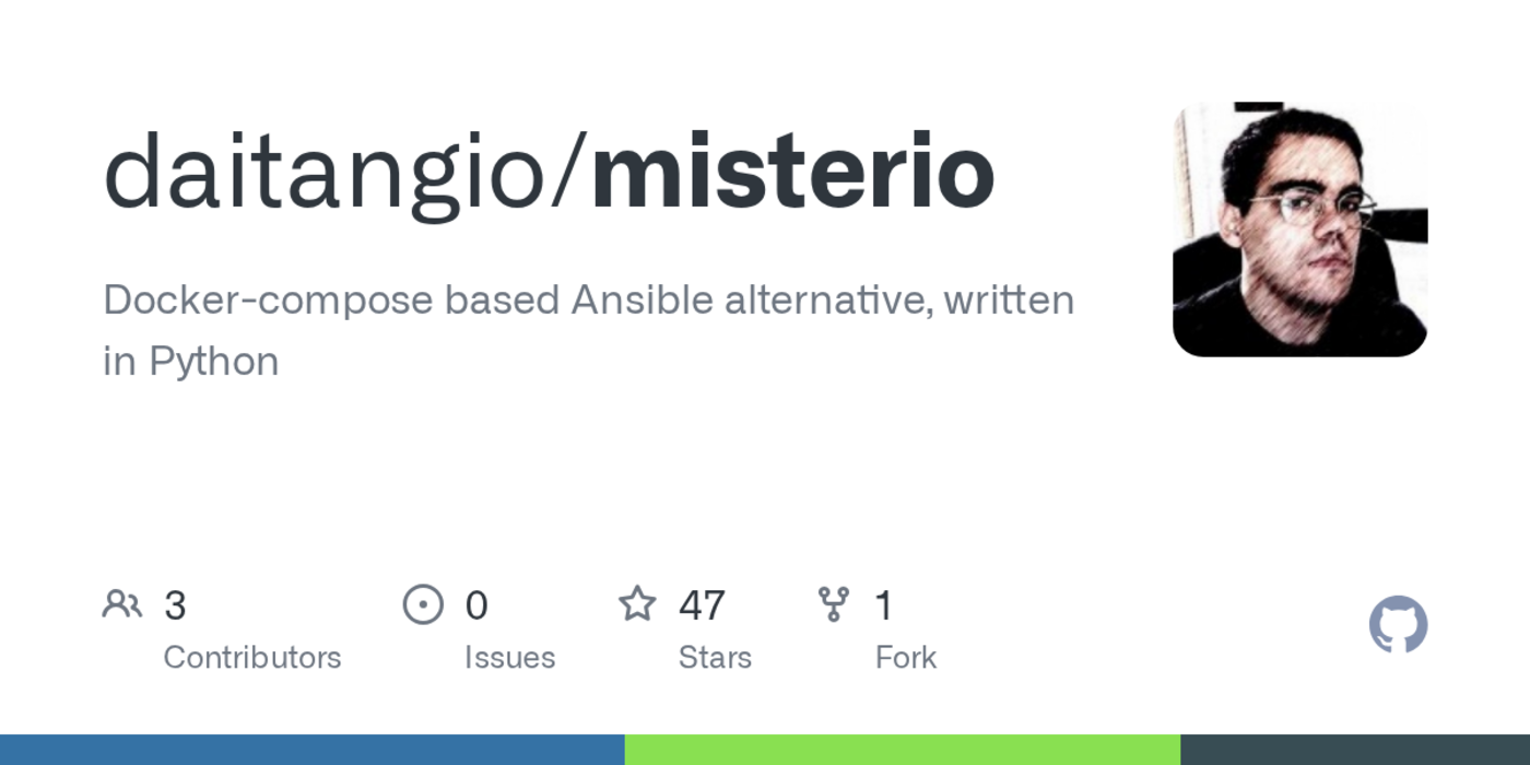 show hn misterio the dockercompose stateless alternative to ansible