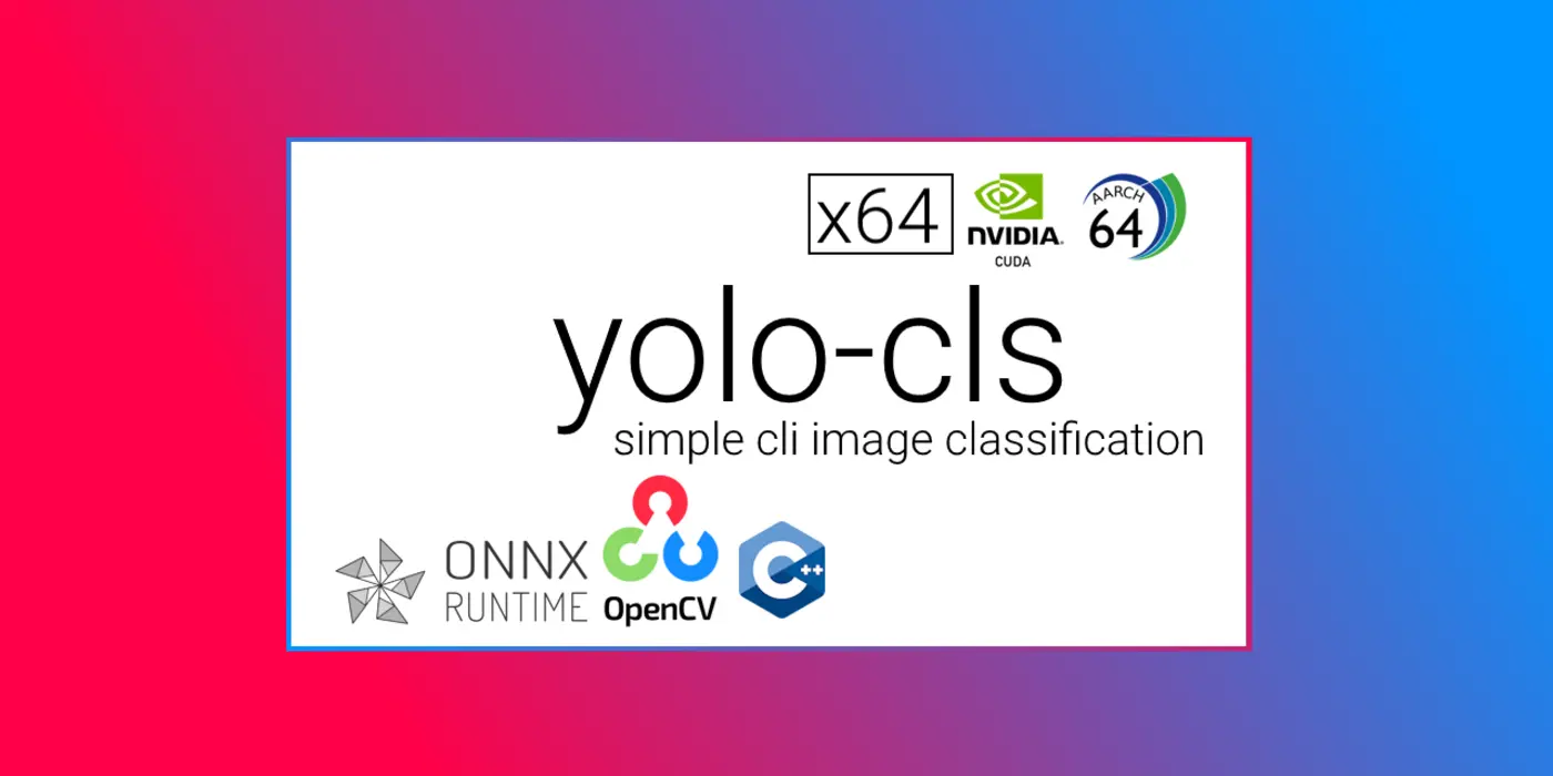 show hn yolocls c batch image classification cli with onnx runtime