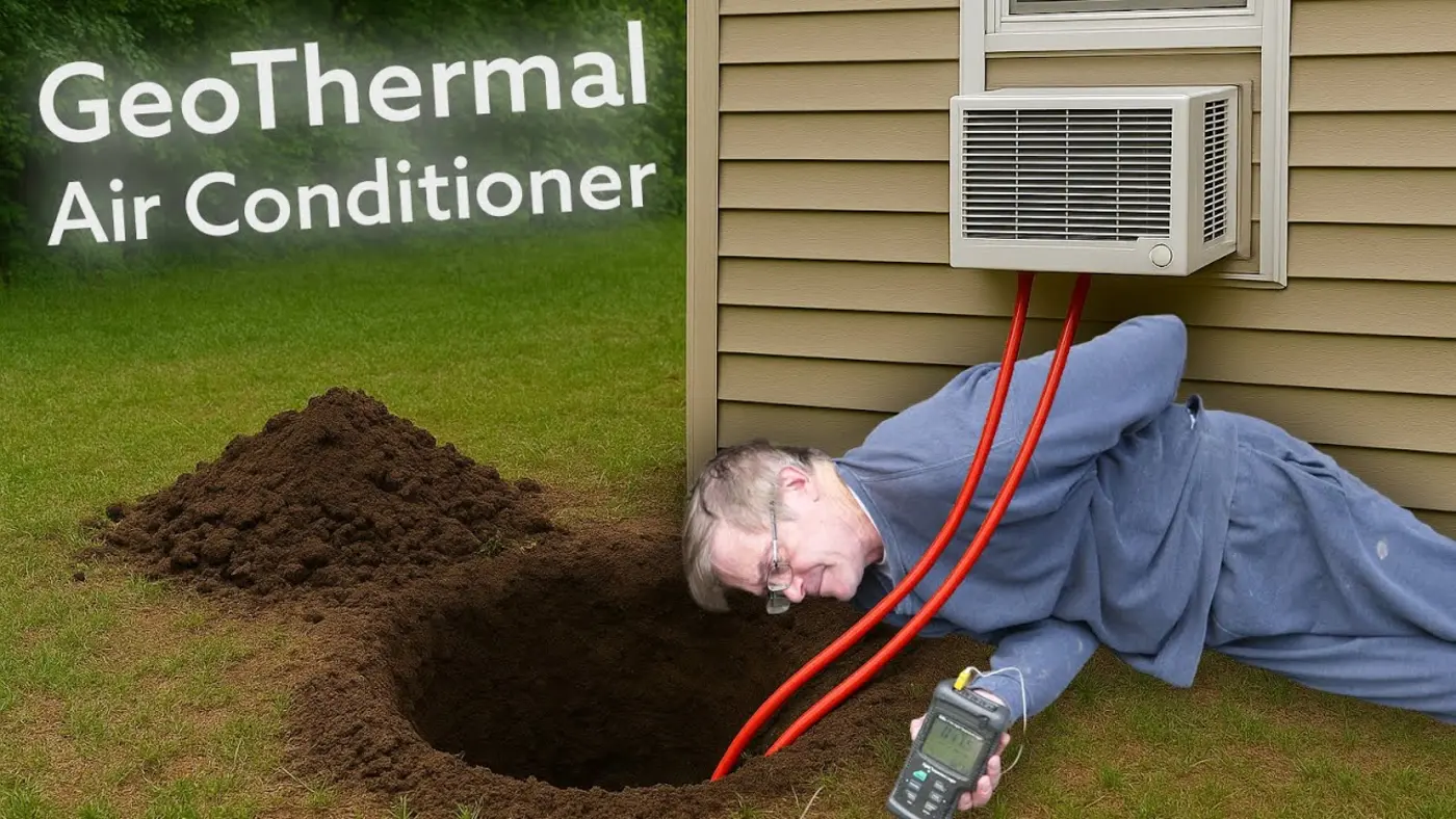 turning a 150 ac into a superefficient geothermal unit video