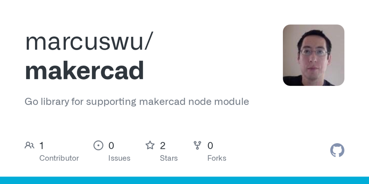 marcuswumakercad go library for supporting makercad node module