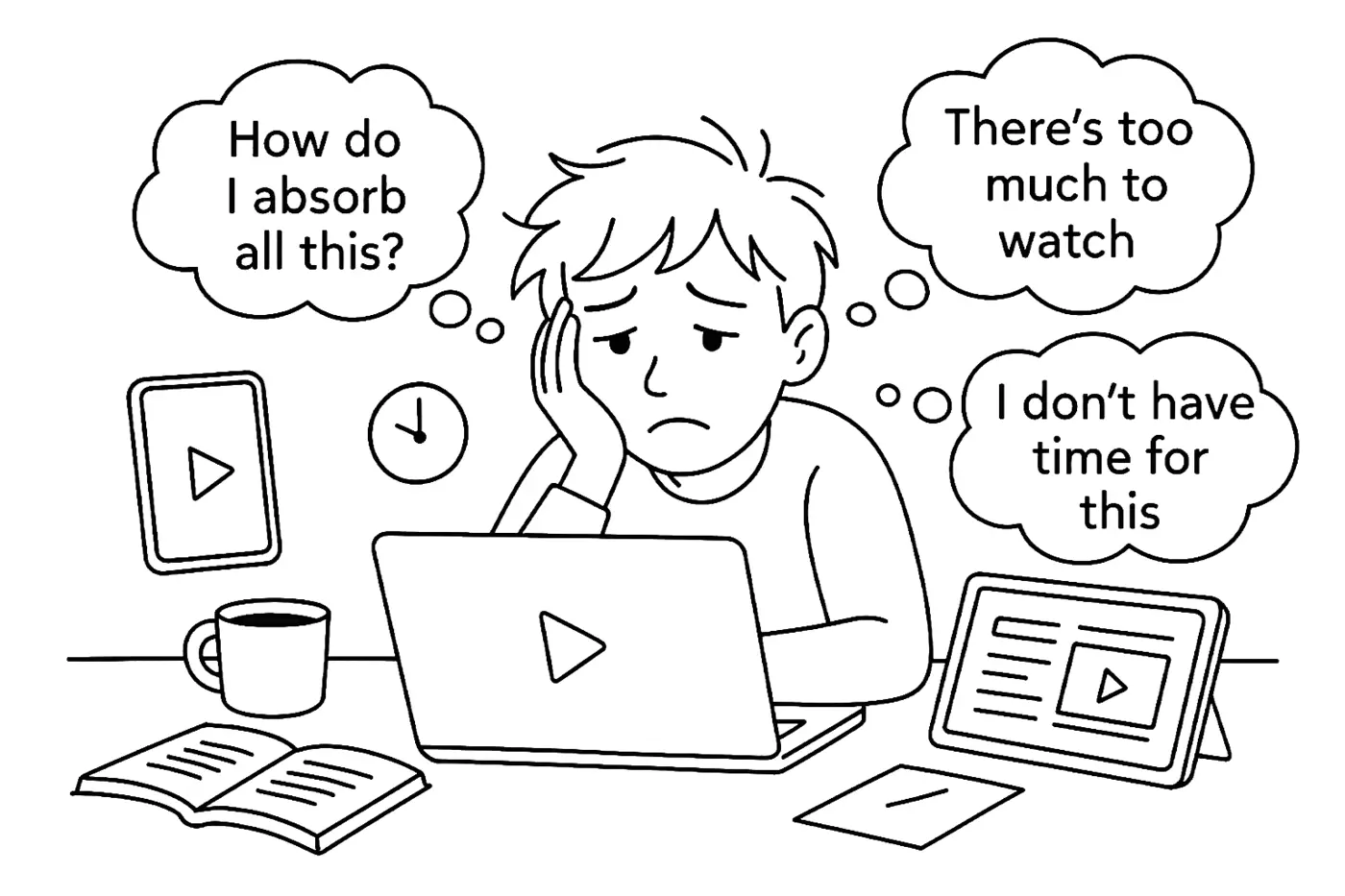 show hn infocaptor ai summarize youtube videos into knowledge graph