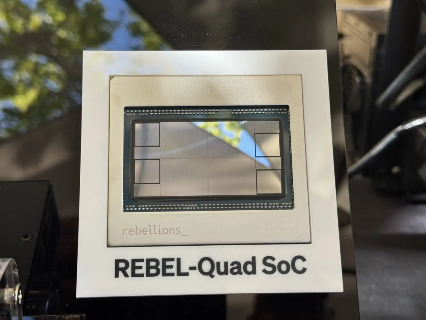 rebellions rebelquad ucie and 144gb hbm3e accelerator at hot chips 2025
