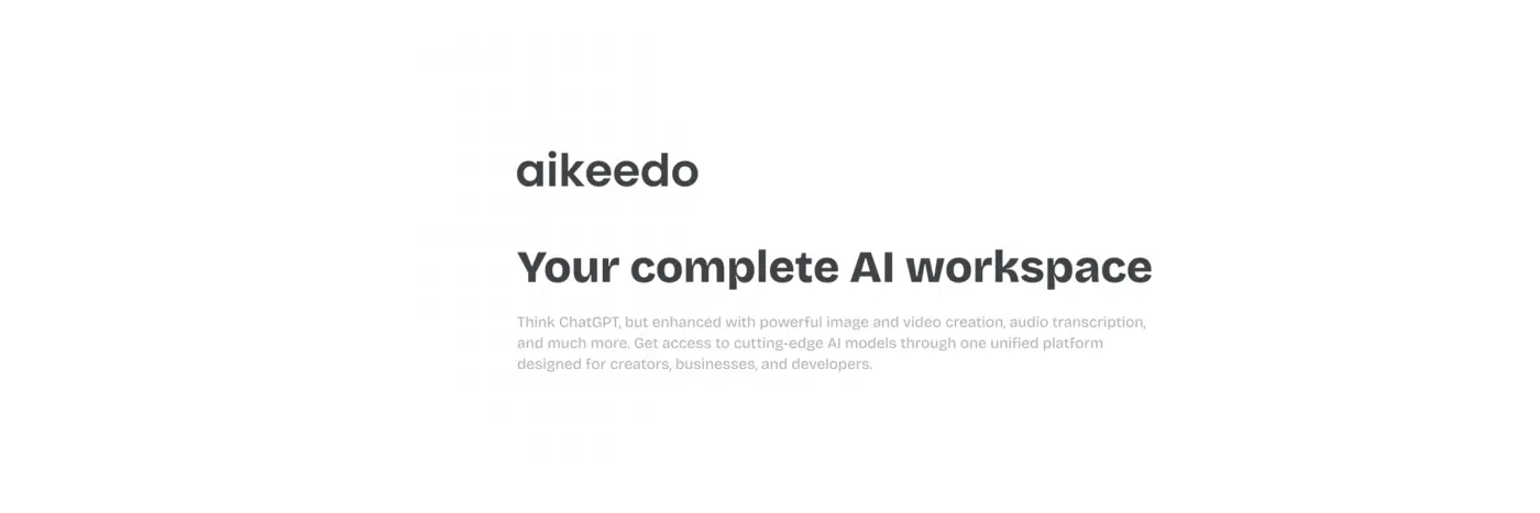 show hn aikeedo your complete ai workspace hosted and selfhosted