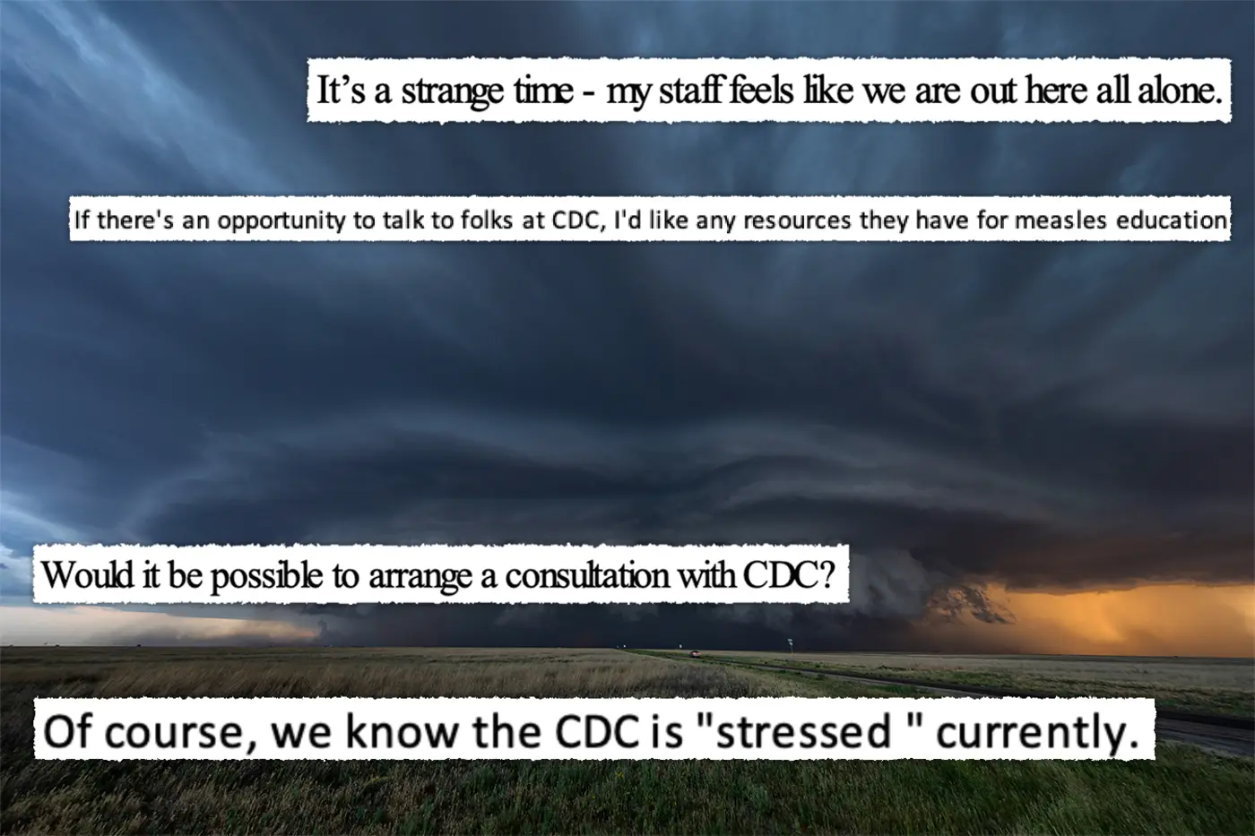 as measles exploded officials in texas looked to cdc scientists no one answered
