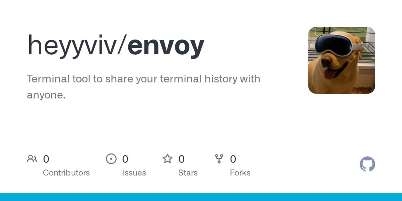 show hn envoy command logger