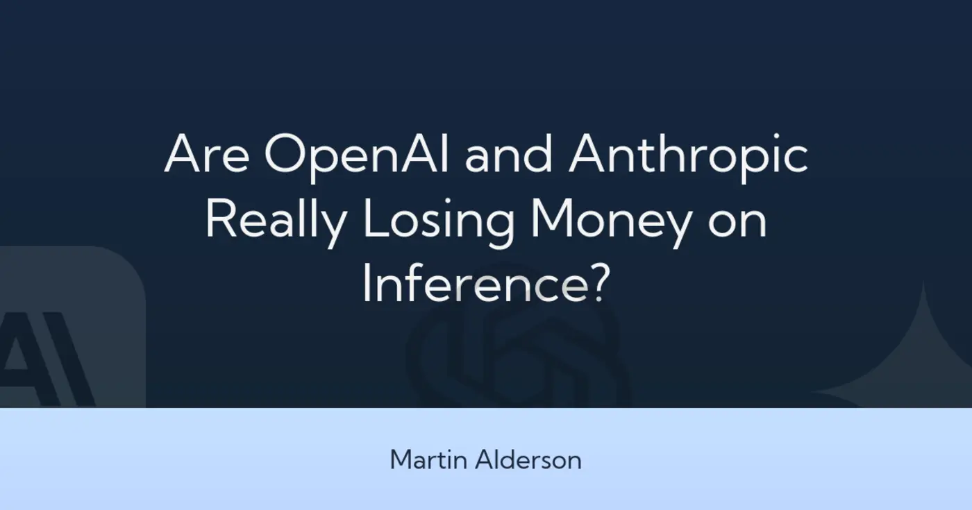 are openai and anthropic losing money on inference