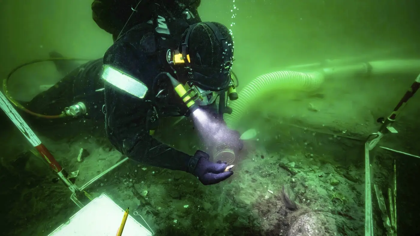 stone age settlement found under the sea in denmark