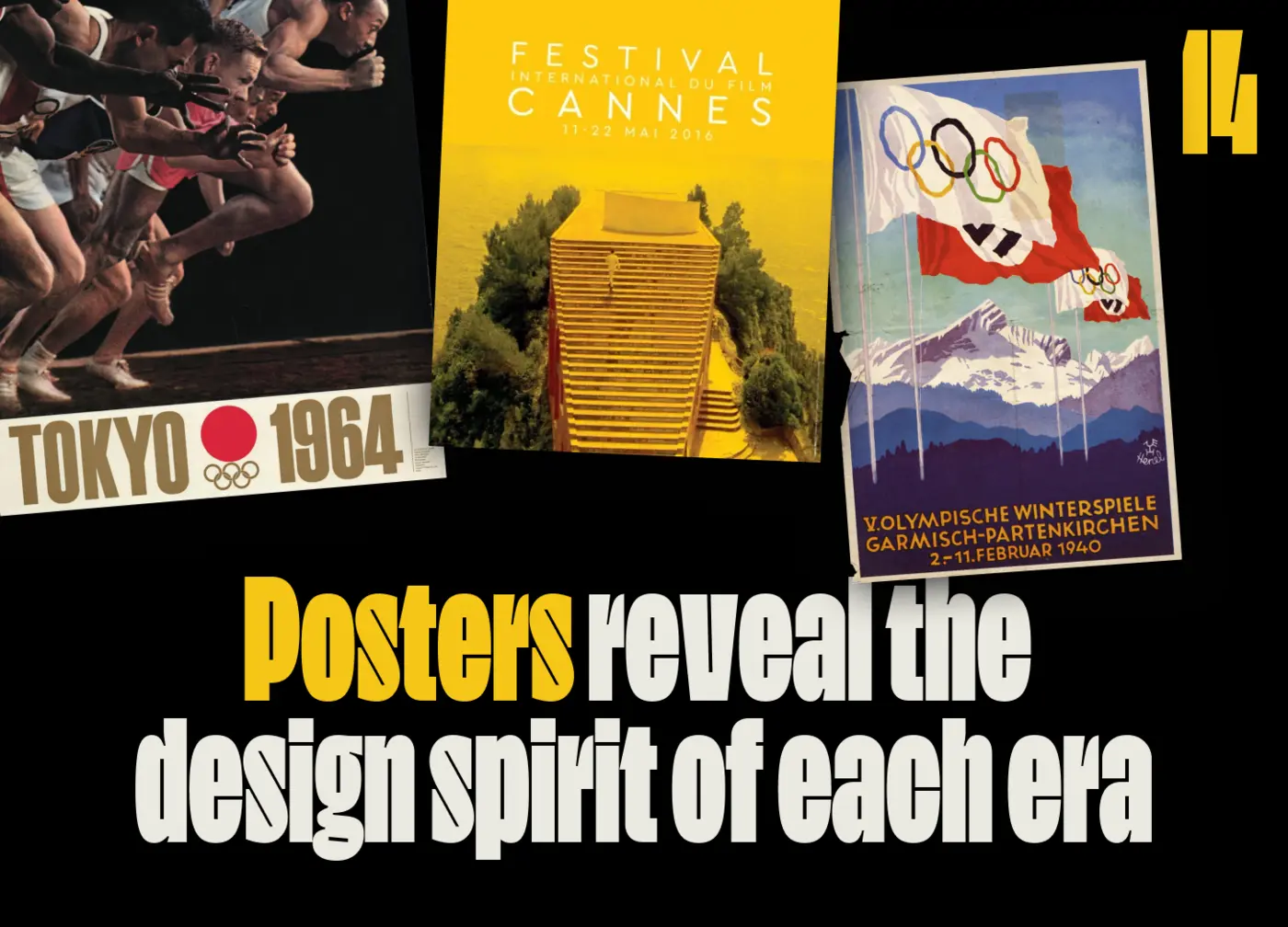 posters reveal the design spirit of each era