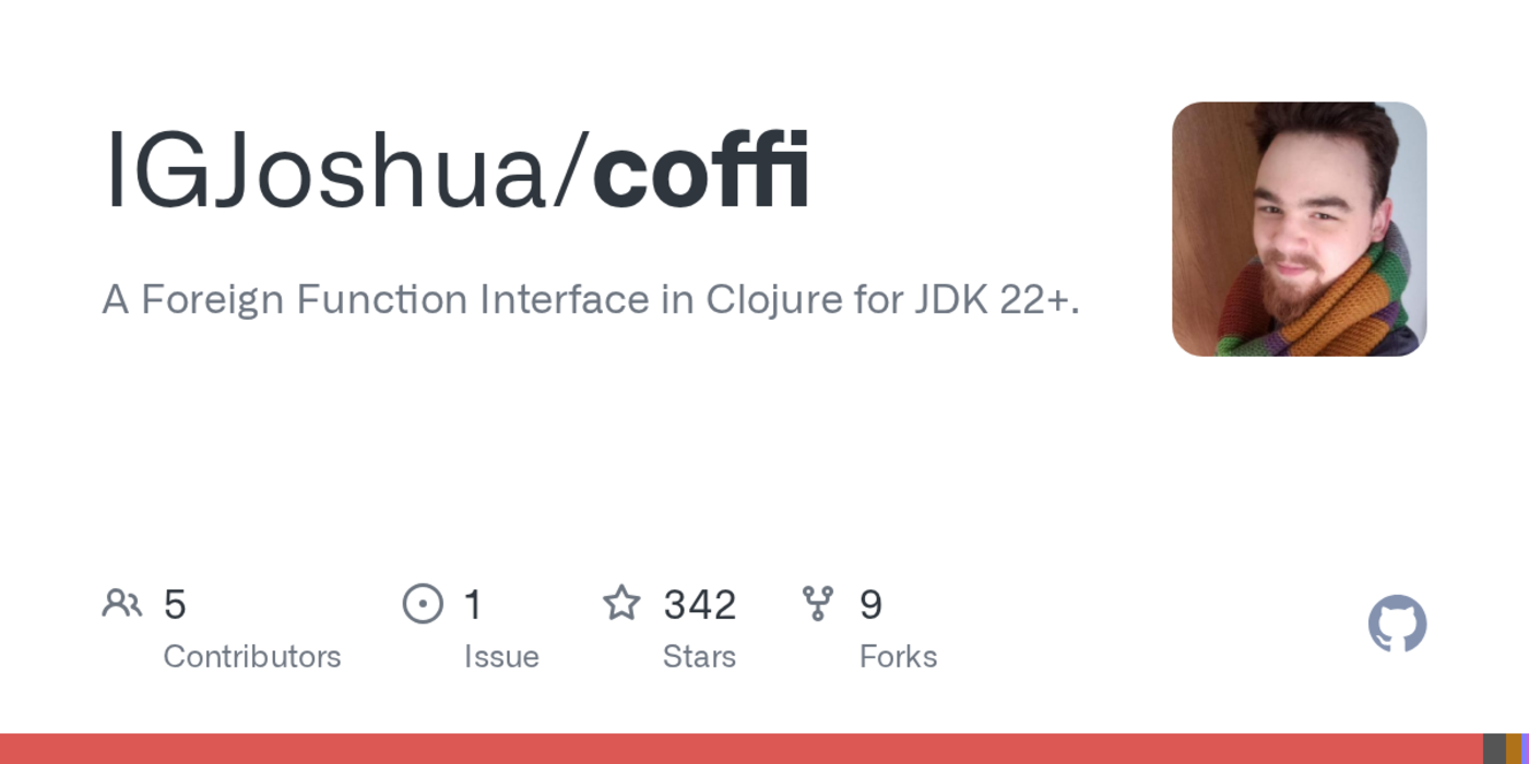 coffi foreign function interface library for clojure