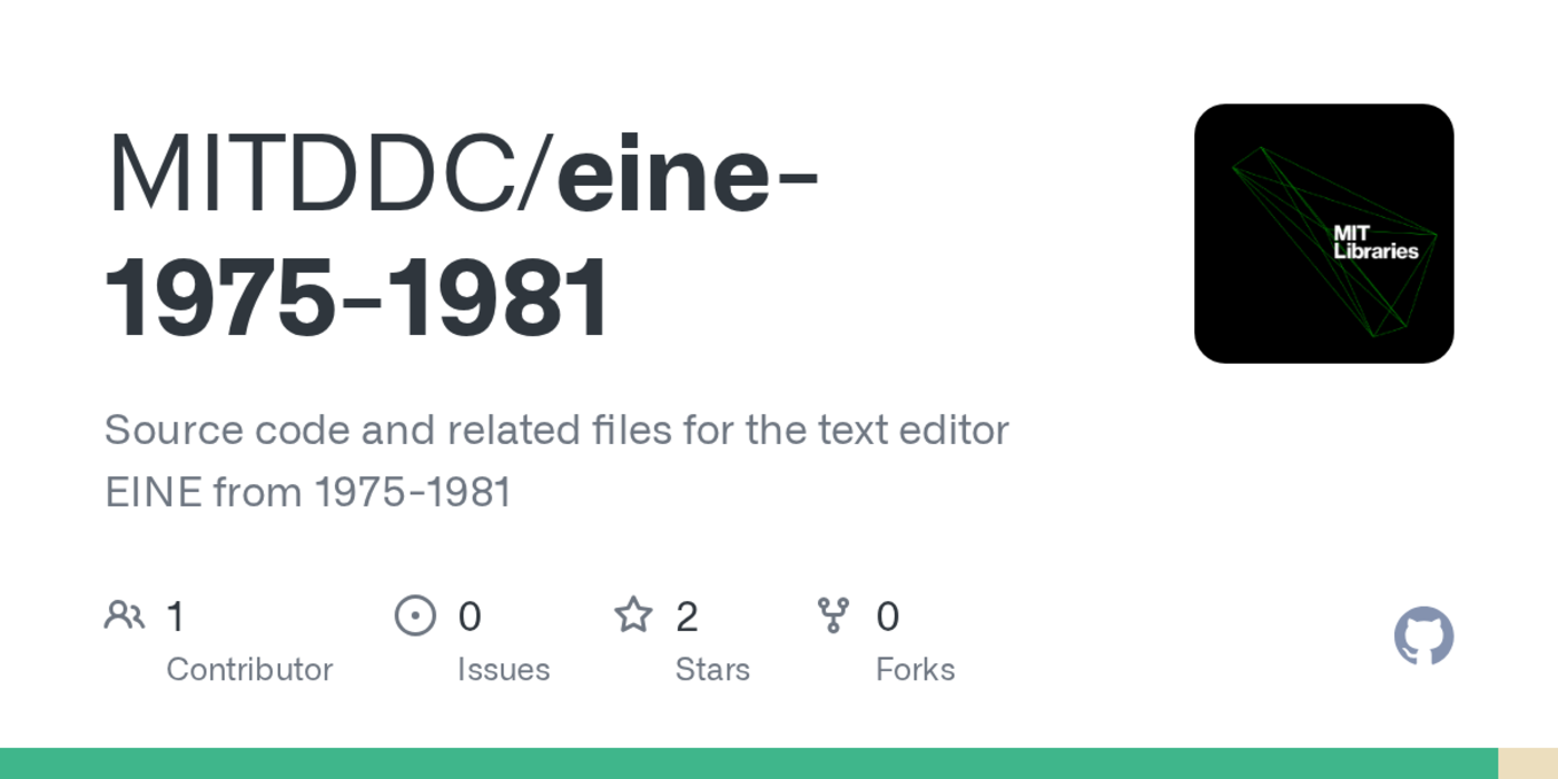 eine source code now public
