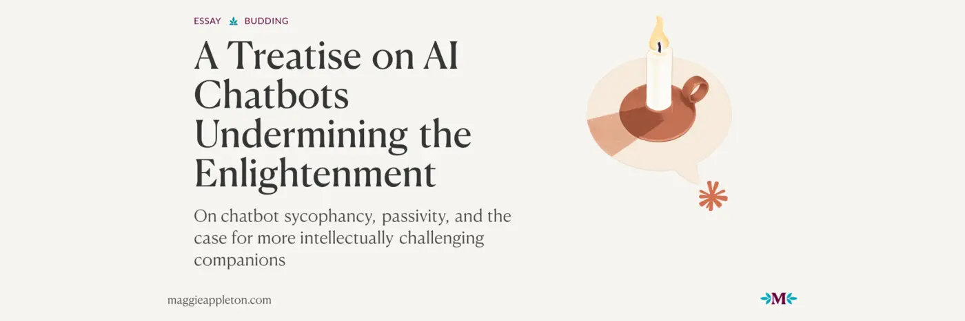 the case for more intellectually challenging chatbots