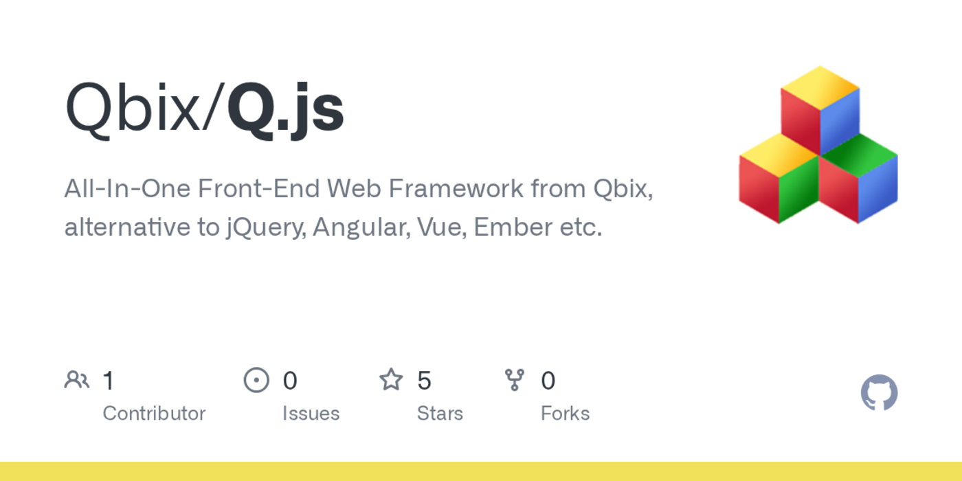 show hn qjs smaller than reactvue yet more powerful 40kb gzipped