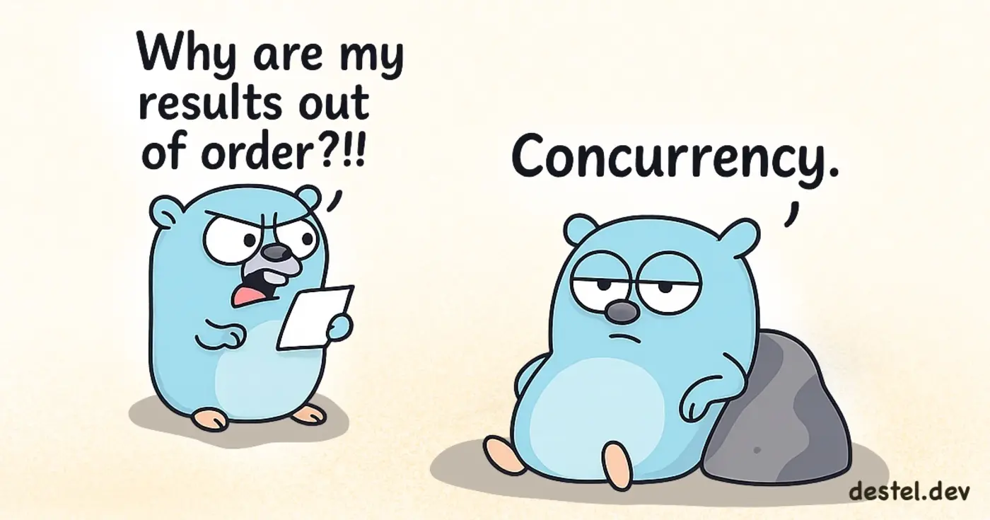 preserving order in concurrent go apps three approaches compared