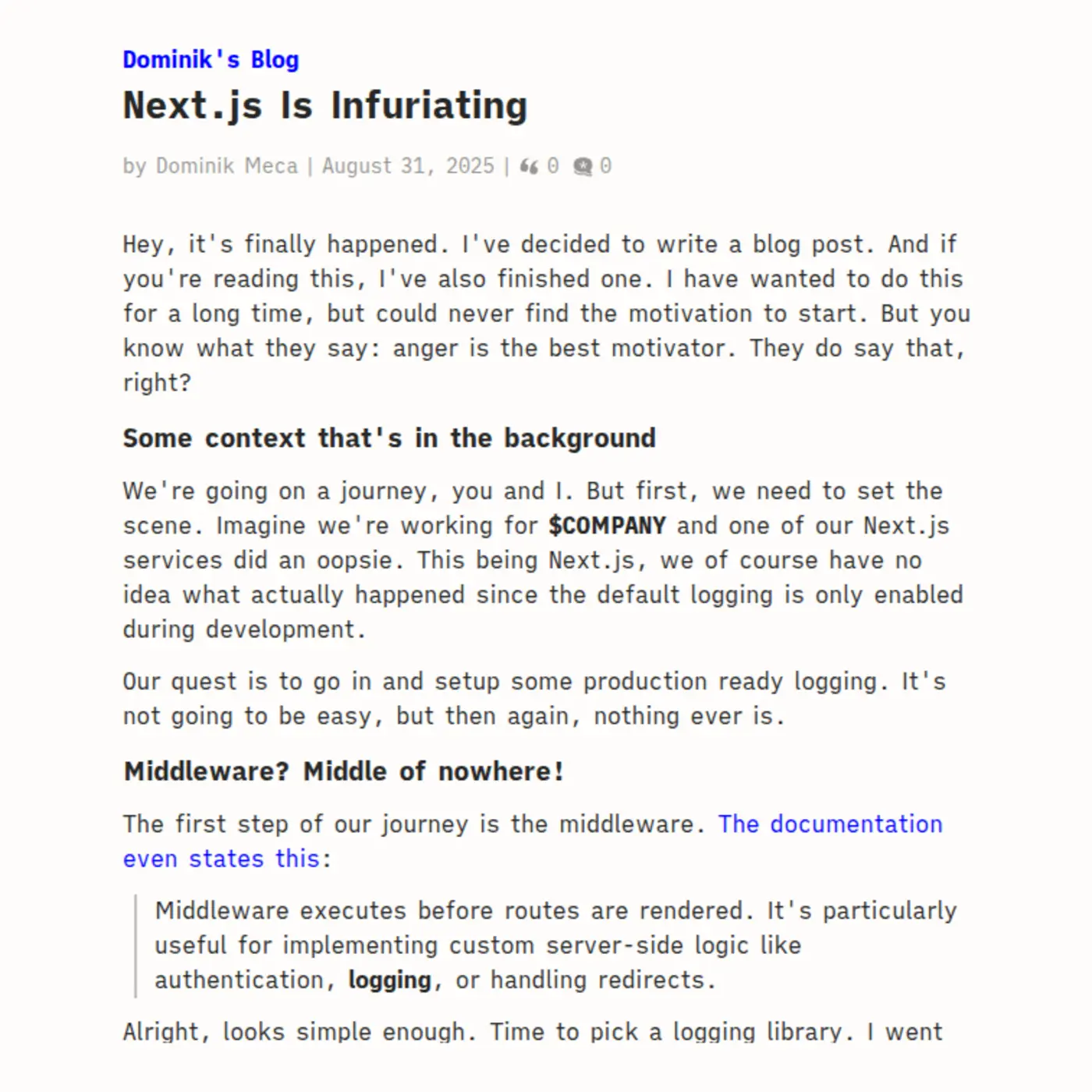 nextjs is infuriating