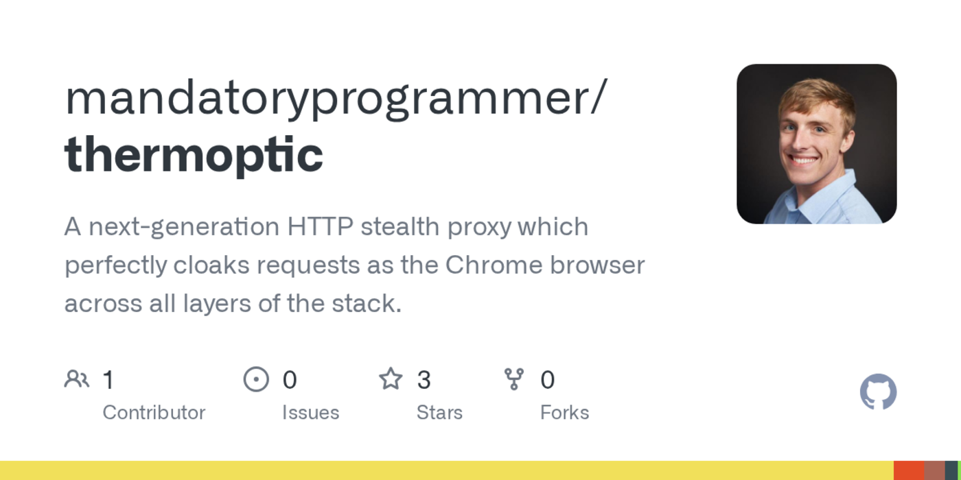 thermoptic http proxy which cloaks requests as chrome across all stack layers