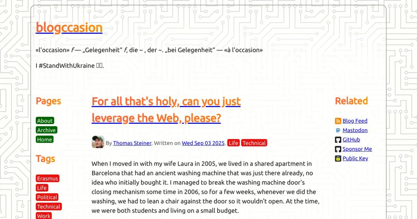 for all thatx27s holy can you just leverage the web please