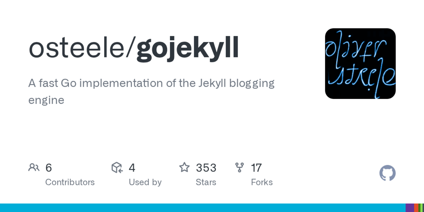 gojekyll jekyll rewritten in go