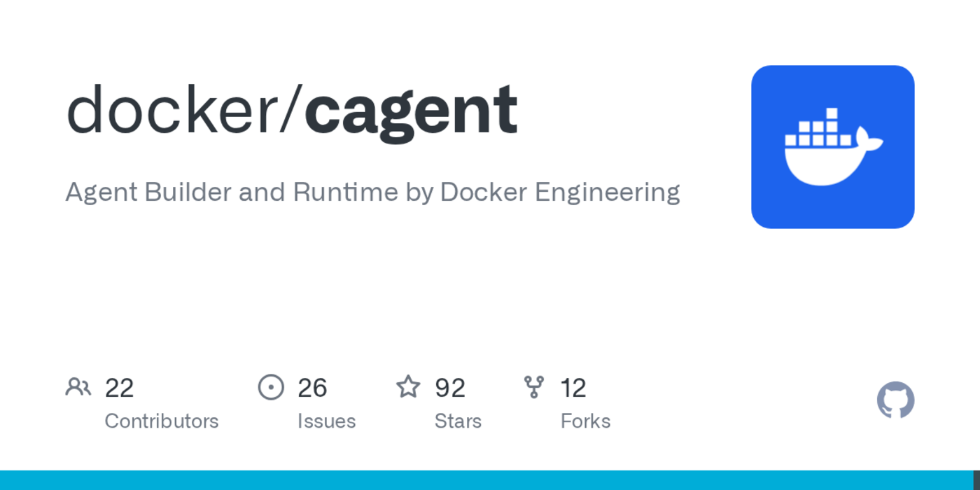 agent builder and runtime by docker engineering