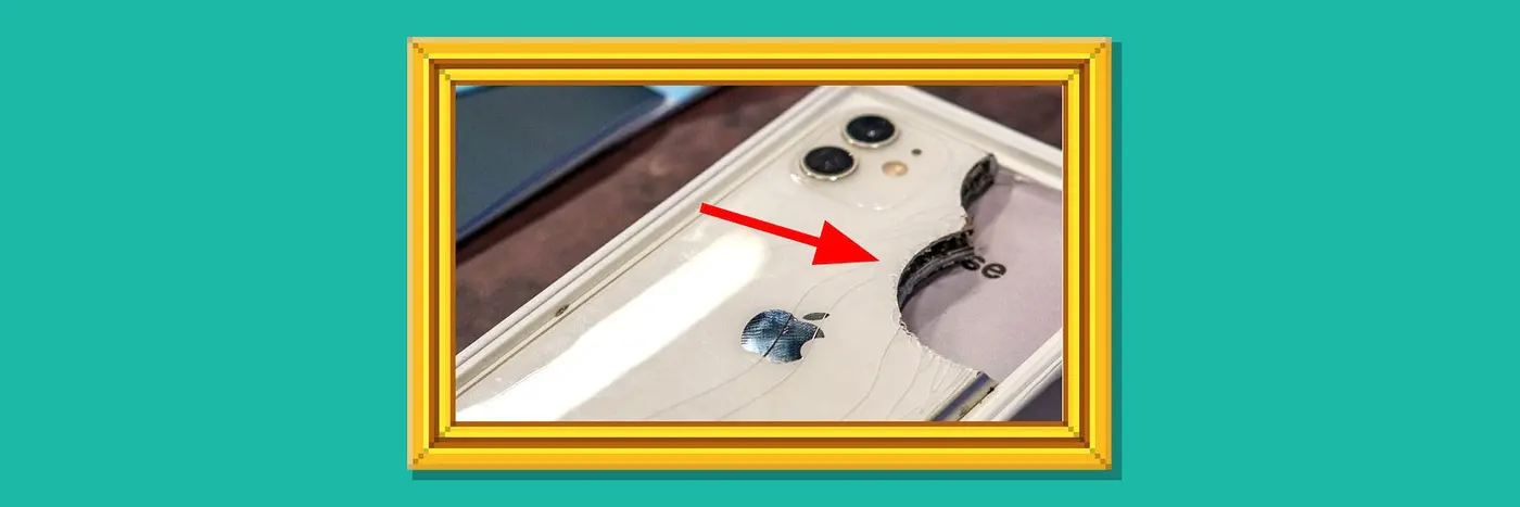 someone sent ceos iphones with actual bites taken out