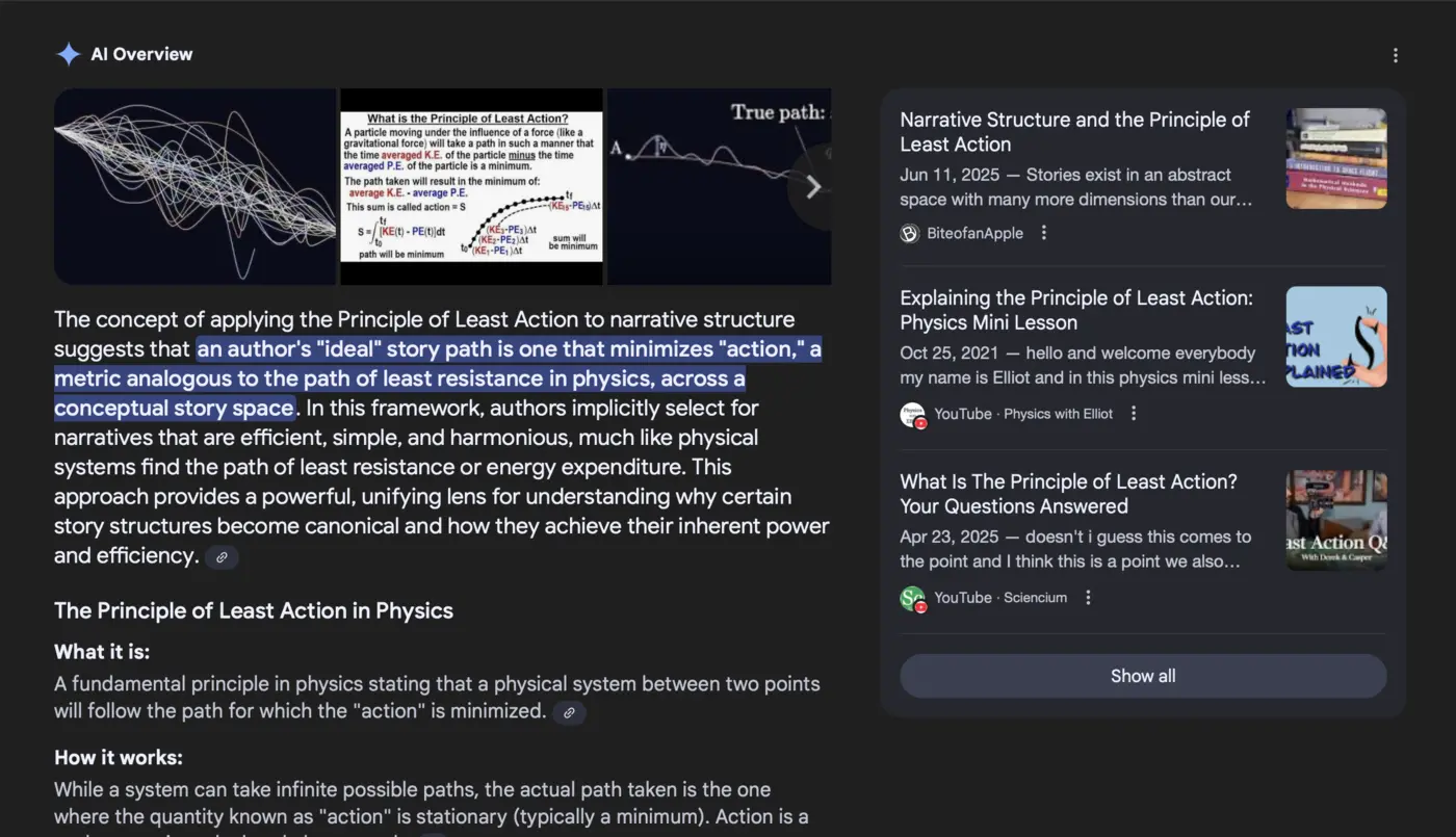 google ai reiterates speculative blog post as fact