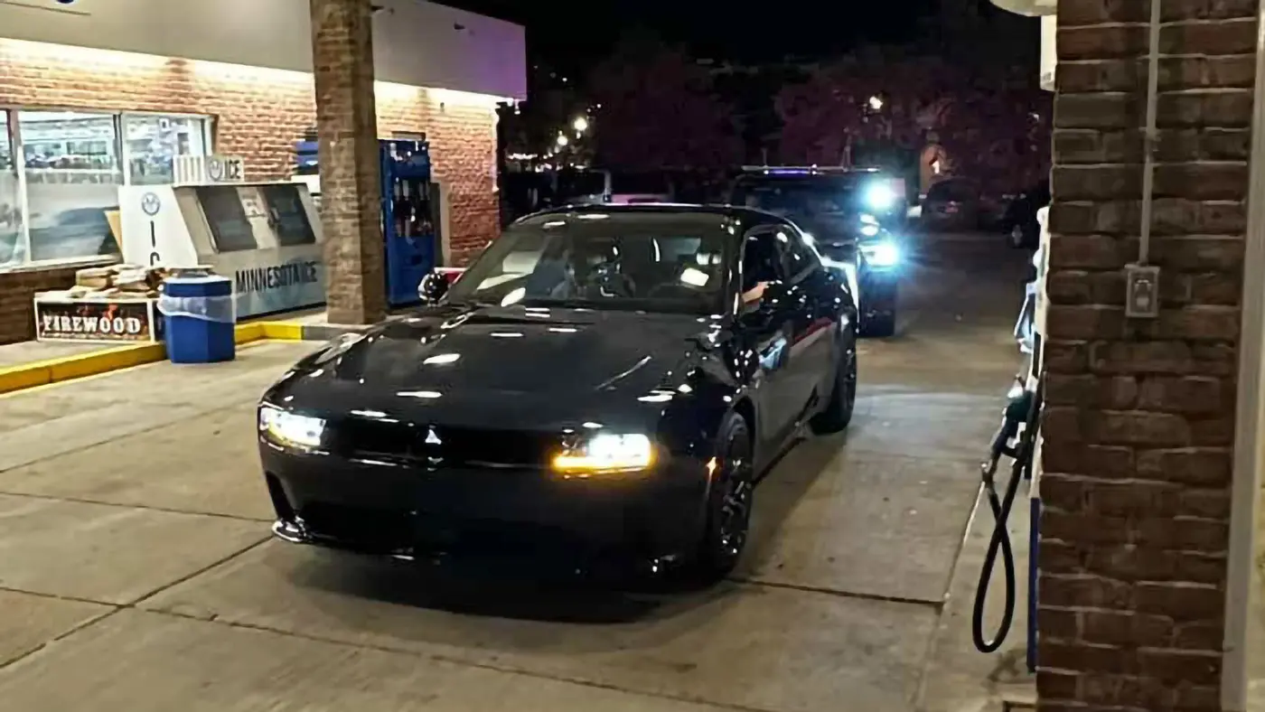 a dodge charger ev driver got a ticket for a loud exhaust