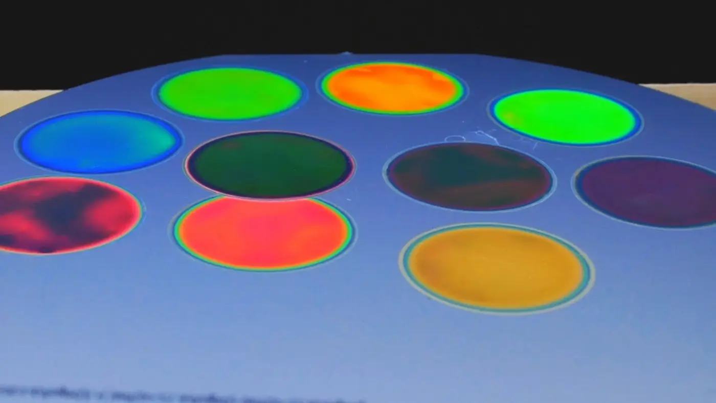 etching silicon wafers to make colorful rugate optical filters 2020 video