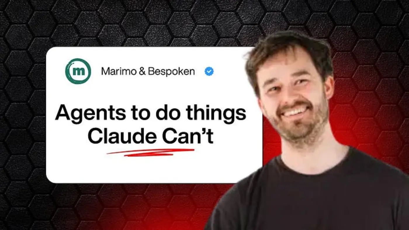 agents to do the things claude canx27t with marimo and bespoken
