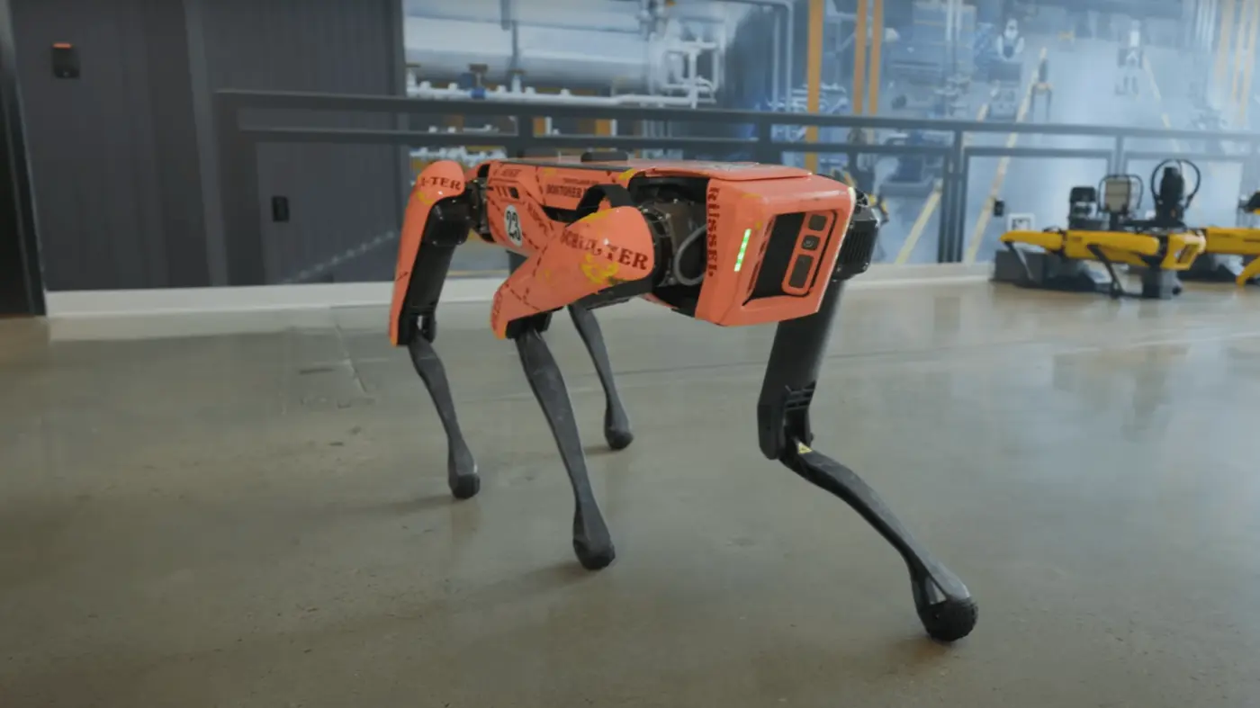 boston dynamicsx27 robot dog spot can now do backflips