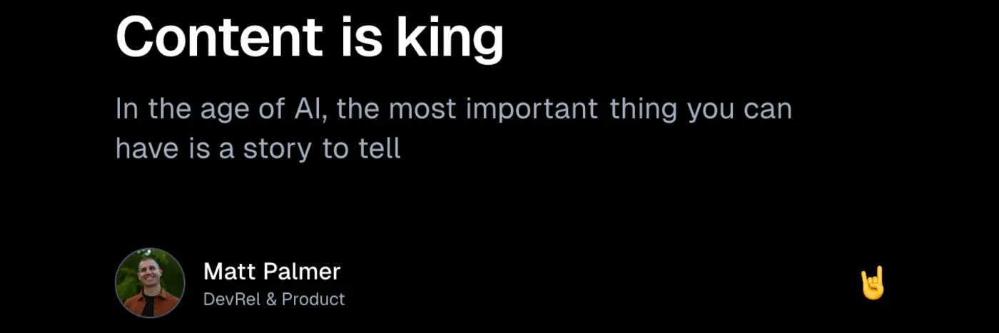 content is king
