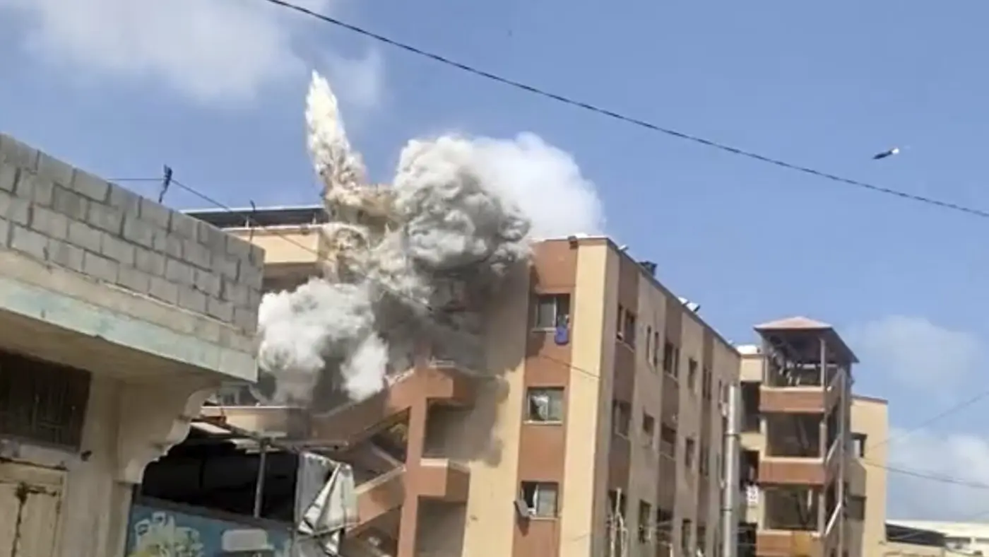 world news ap report calls question whyamphow israel attacked gaza hospital