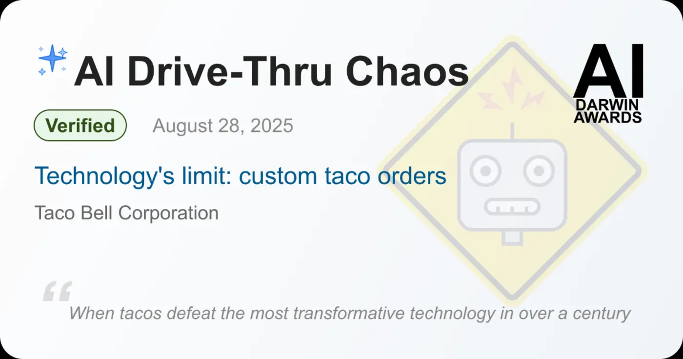 taco bell ai drivethru