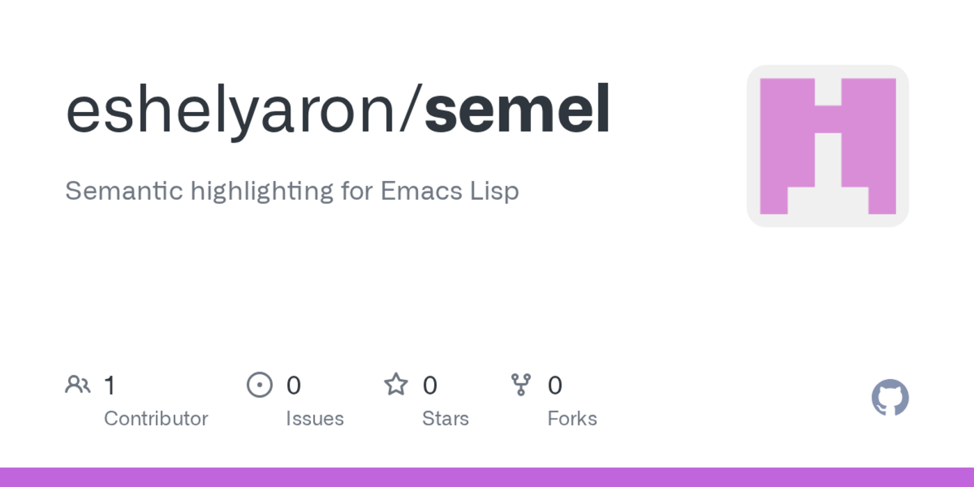 semantic highlighting for emacs lisp