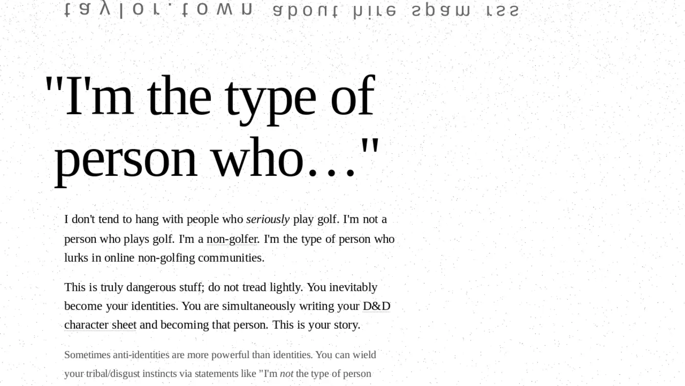 quotix27m the type of person whoquot