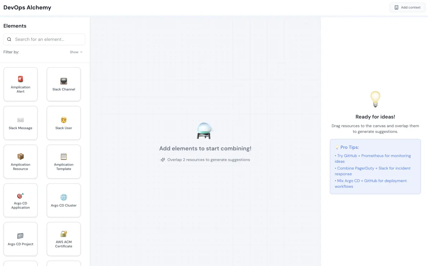 show hn devops alchemy little alchemy with devops elements