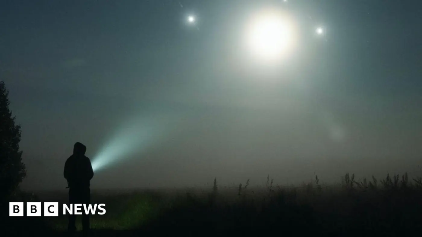 bbc ufo hit by hellfire no impact on vehicle amp flying away